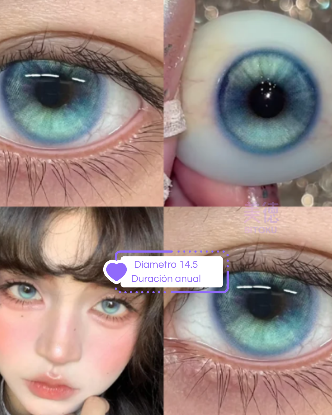 Pupilentes Lumifire Azure Blue