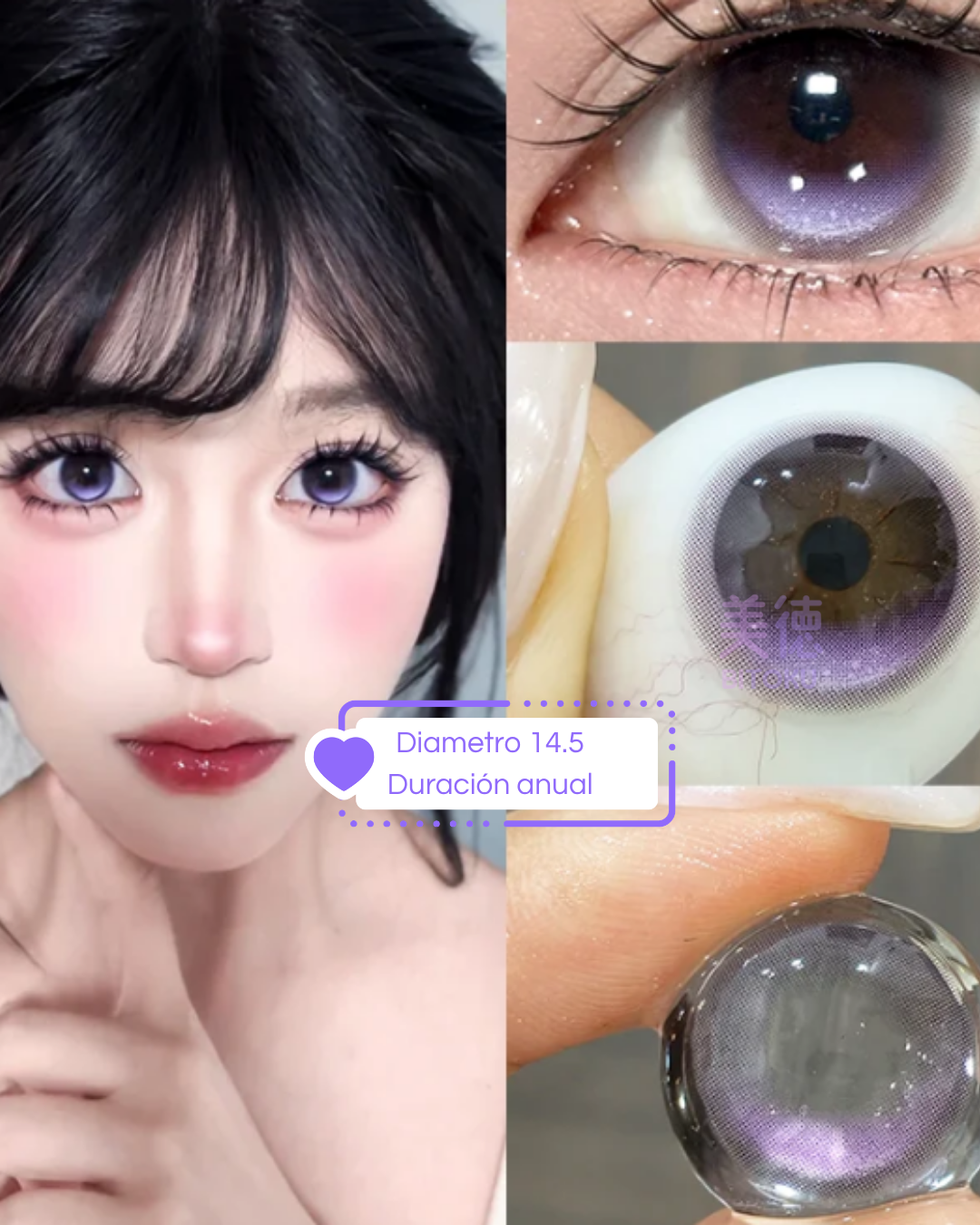 Pupilentes Dream Purple Light