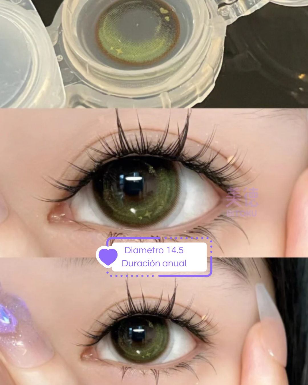 Pupilentes Prince Green