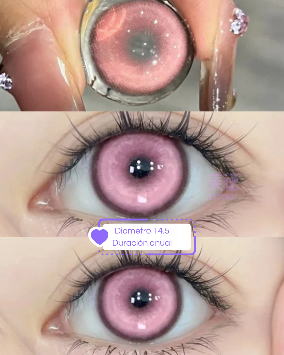 Pupilentes Pink Dream