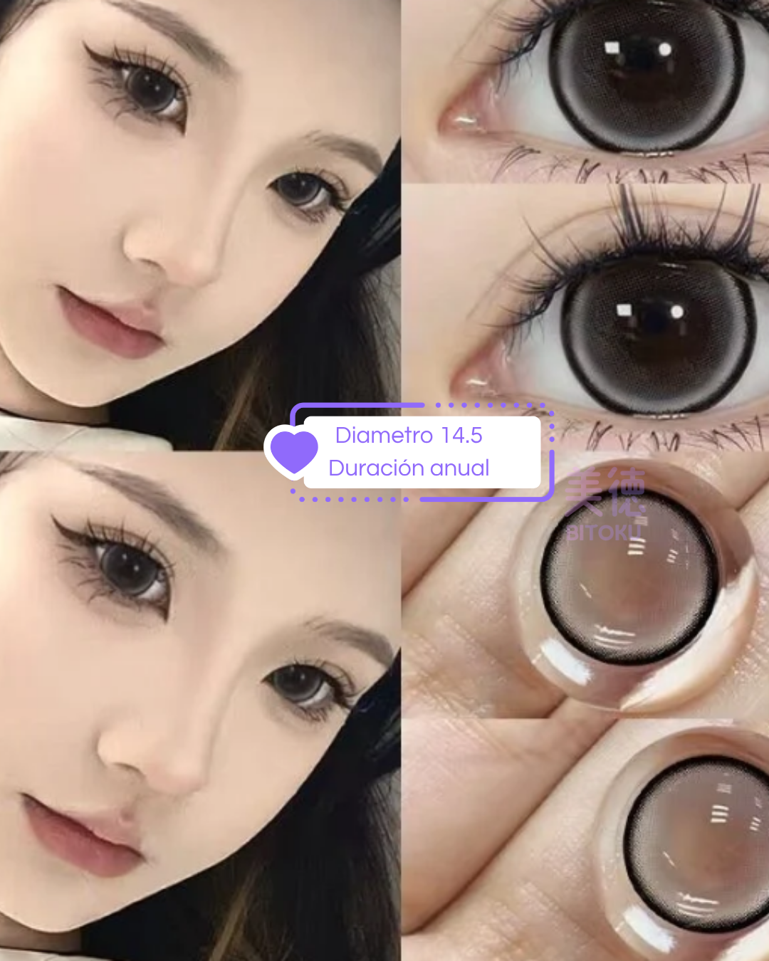 Pupilentes Milk Gray