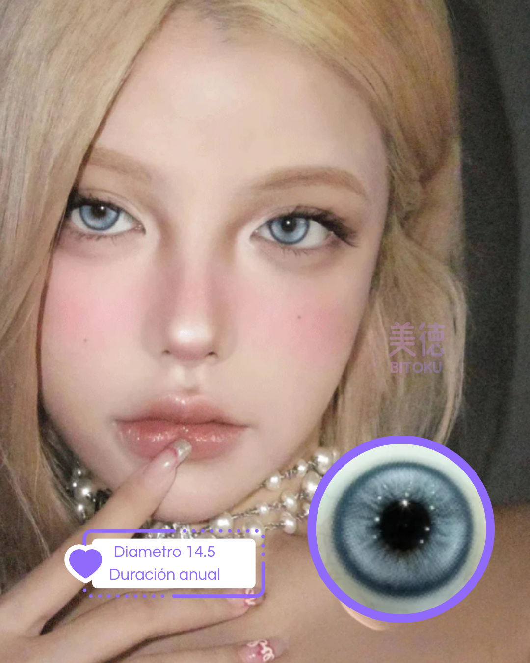 Pupilentes Hare Blue
