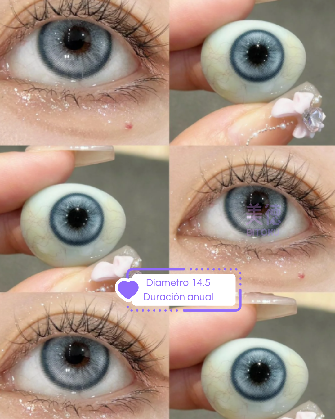 Pupilentes Hare Blue