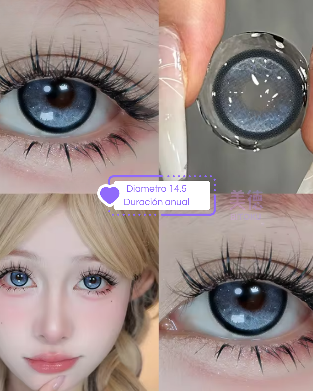 Pupilentes Tildes Blue